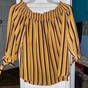 off the shoulder shirt
